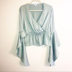 🛍 Express | Girls Night Wrap Blouse
